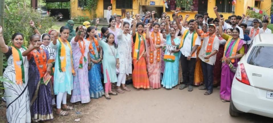 सावंतवाडी | भाजप उमेदवार श्रद्धाराजे भोसले यांचा प्रचार जोमात