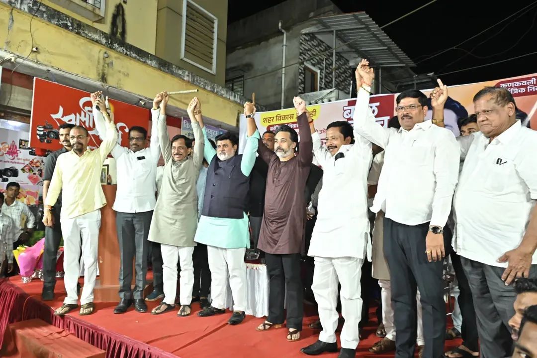 कणकवलीत बदलाची लाट उसळली; शहर विकास आघाडीच्या सभेला तुफान उत्साह