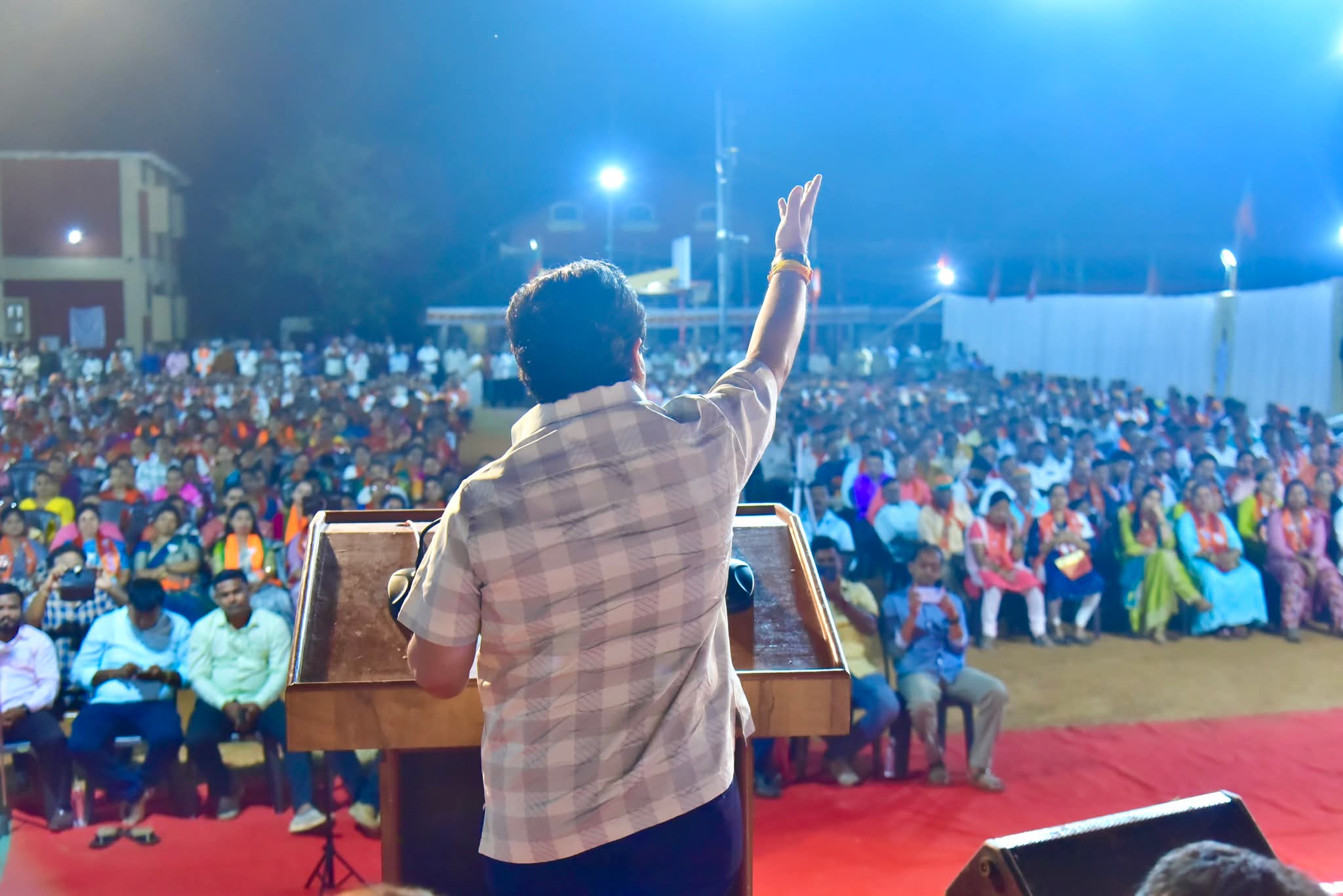 विकास हाच आमचा एकमेव अजेंडा, पालकमंत्री नितेश राणे यांनी भाजप प्रचारसभेत मांडला विकासनामा