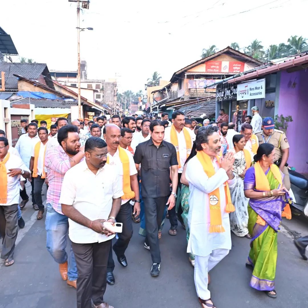 मालवणमध्ये शिवसेनेची भव्य प्रचारफेरी; निलेश राणेंच्या उपस्थितीने उसळला उत्साह