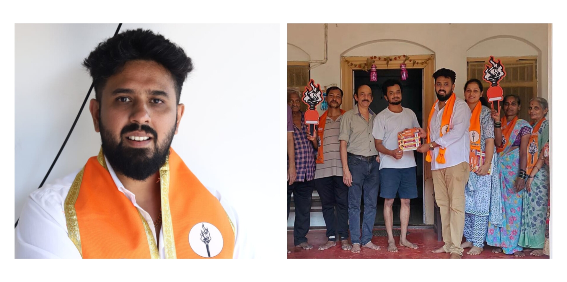 मालवण नगरपालिका प्रभाग सात ‘अ’ मध्ये तेजस नेवगी यांचा ‘सुपर स्ट्राईक’ प्रचार — सिंधुदुर्ग किल्ल्यावर भेट देणारे पहिलेच उमेदवार !