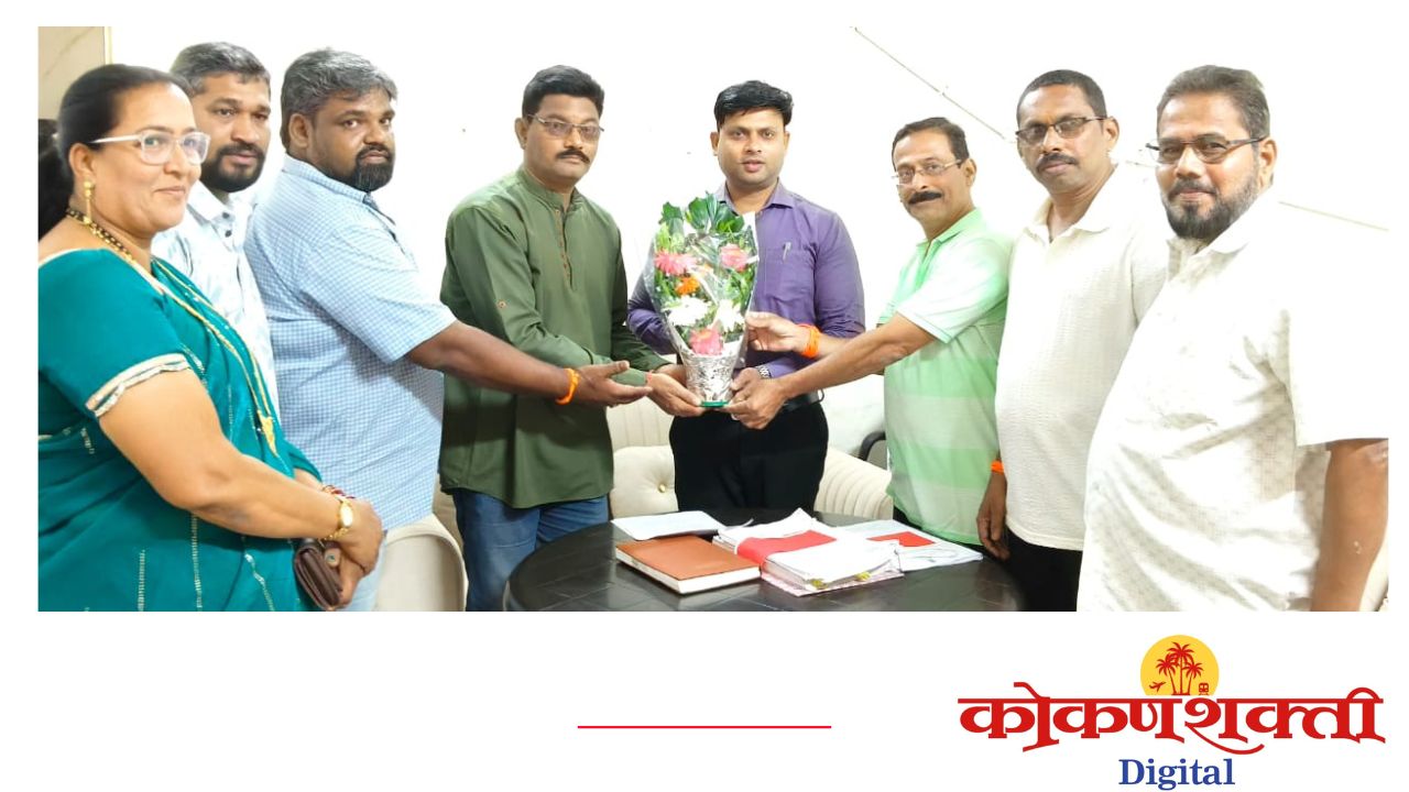 नूतन तहसीलदार गणेश लव्हे यांची ठाकरे शिवसेनेच्या नगरसेवकांनी घेतली सदिच्छा भेट
