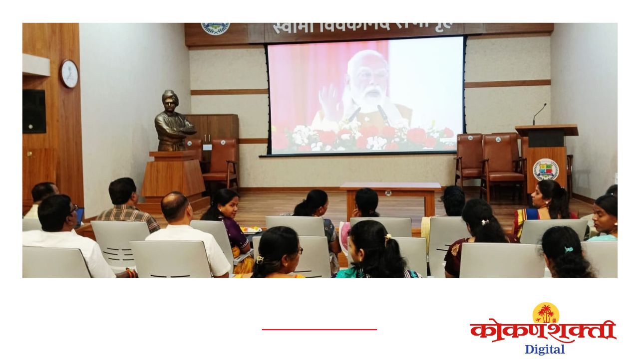 प्रधानमंत्री स्वनिधी योजनेंतर्गत कर्ज वितरण व क्रेडिट उद्घाटन सोहळ्याचे वेंगुर्ले नगरपरिषदेत थेट प्रक्षेपण