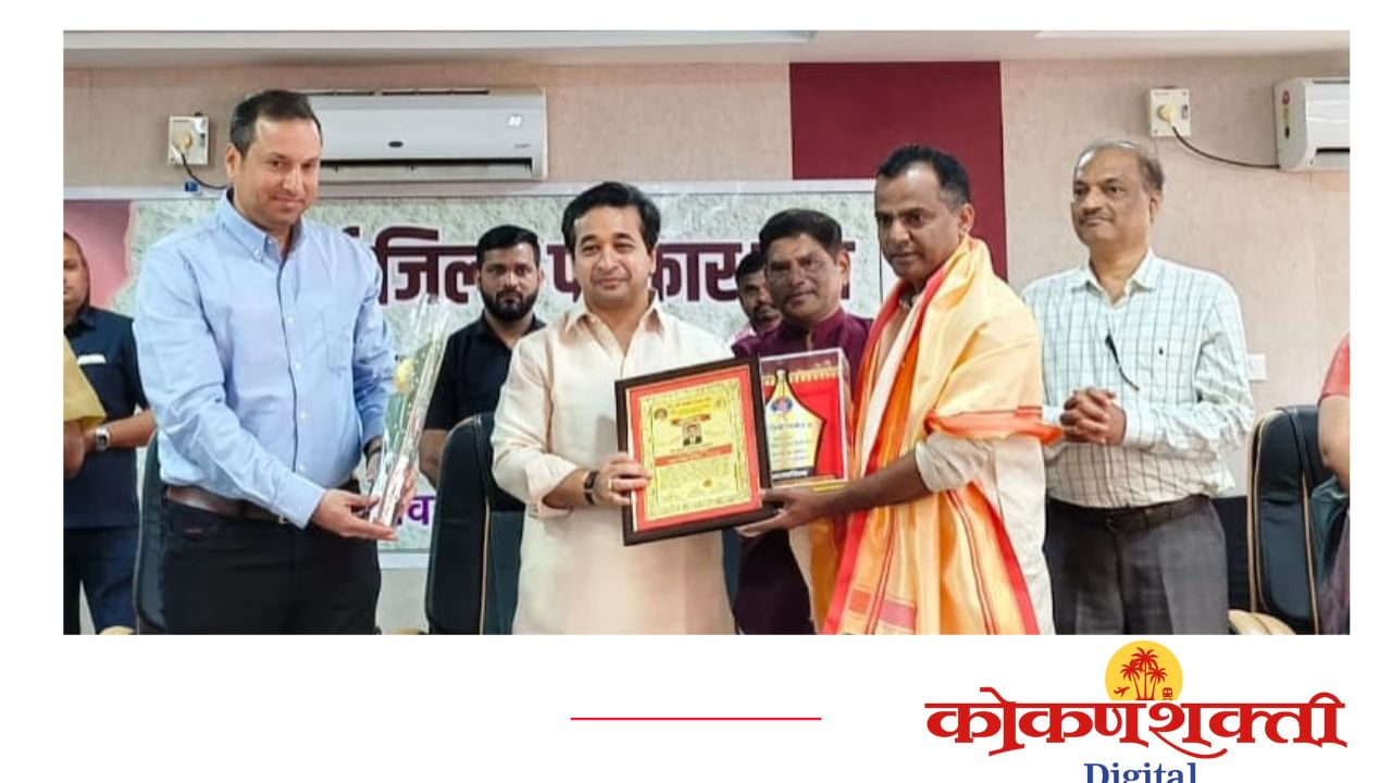 'Hello सिंधुदुर्ग'चे संपादक सागर चव्हाण यांना सिंधुदुर्ग जिल्हा पत्रकार संघाचा उत्कृष्ट पत्रकार पुरस्कार