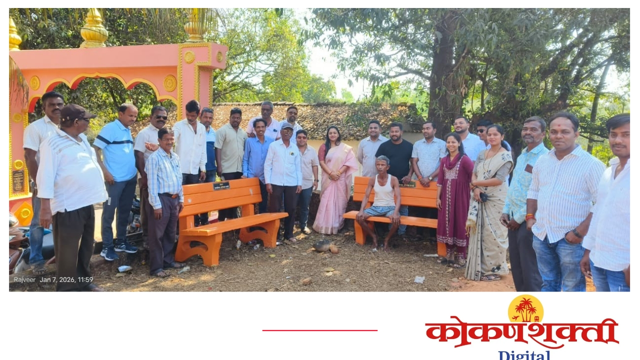 दत्ता सामंत यांच्या वाढदिवसानिमित्त कुडाळ शहरात नागरिकांसाठी बैठक व्यवस्थेचा स्तुत्य उपक्रम