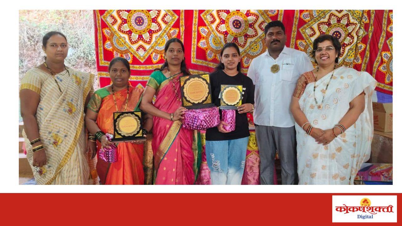 वरची देवली येथे आयोजित पाककला स्पर्धेत श्रीशा चव्हाण प्रथम