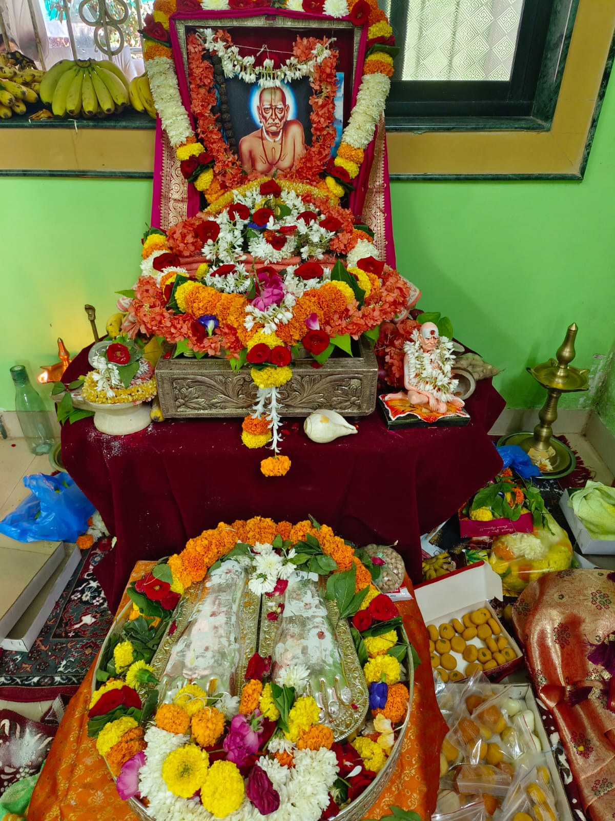 मालवणमध्ये श्री स्वामी समर्थ पादुकांचे भक्तिमय वातावरणात पूजन; भाविकांची उत्स्फूर्त उपस्थिती