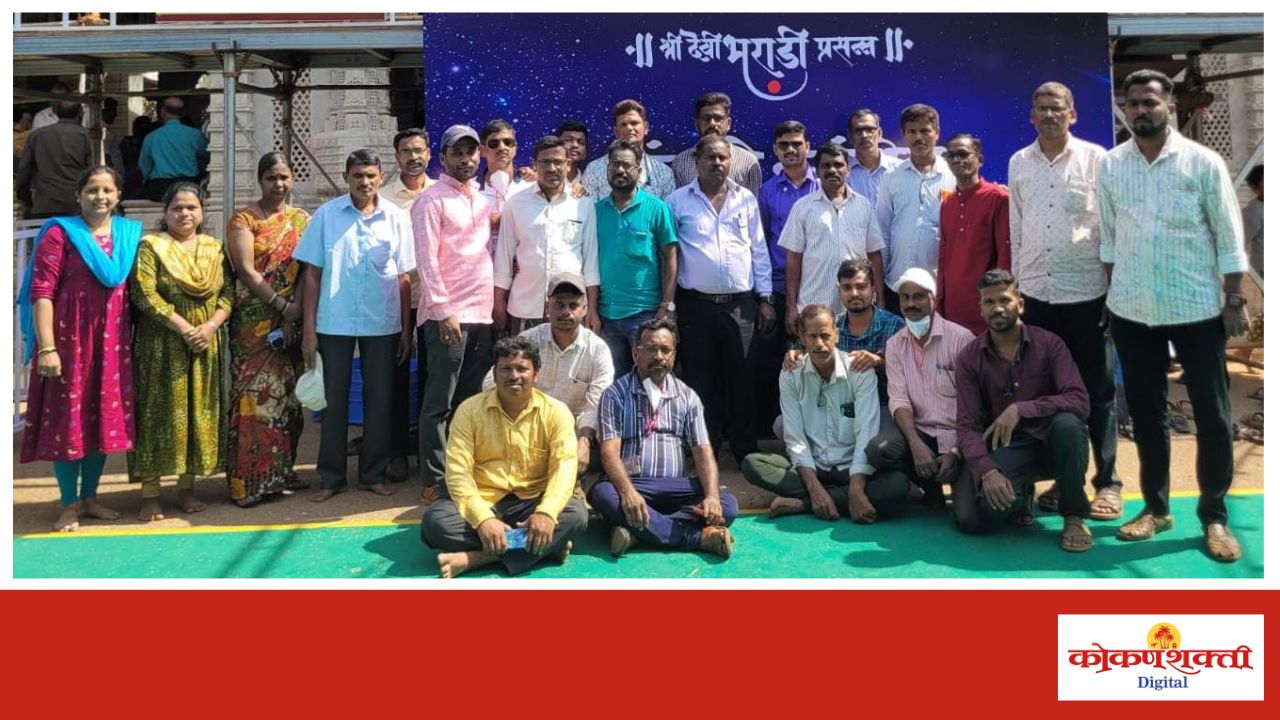 आंगणेवाडी भराडी मातेच्या जत्रेनंतर मालवण तालुका ग्रामपंचायत कर्मचारी संघटनेची प्रथमच स्वच्छता मोहीम