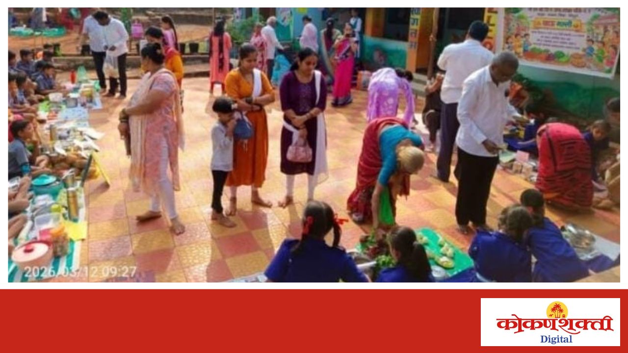 चौके जि. प. प्राथमिक शाळेत खाऊगल्ली उपक्रमास उत्तम प्रतिसाद
