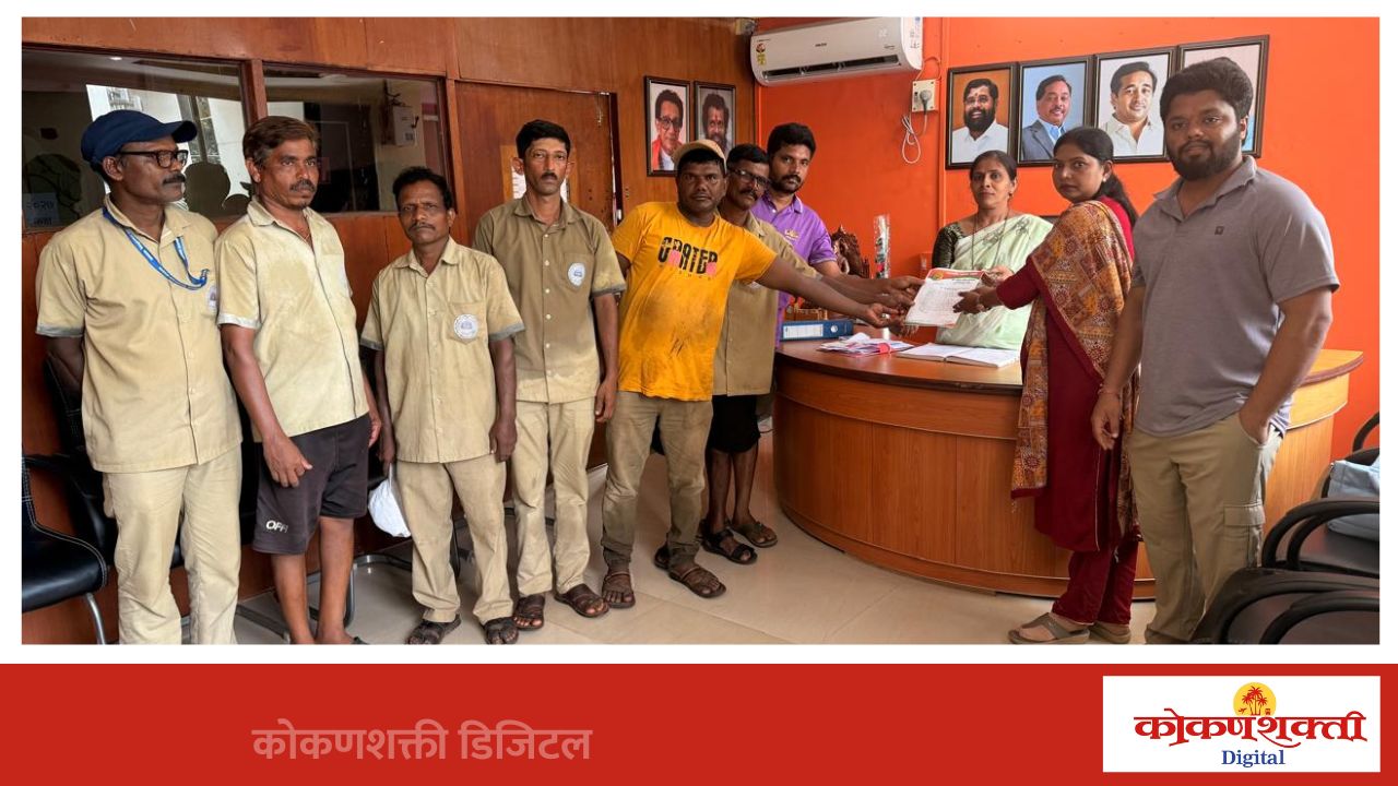 मालवण नगरपालिकेच्या कंत्राटी सफाई कामगारांचे ४२ दिवसांचे वेतन थकीत, नगरसेविका अन्वेषा आचरेकर यांनी वेधले नगराध्यक्षांचे लक्ष