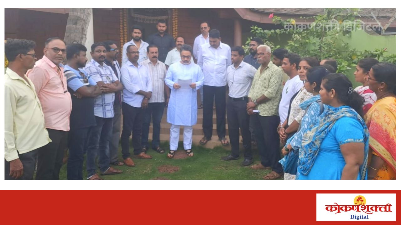 पिग्मी एजंटांचे कमिशन पूर्ववत करण्यासाठी पाठपुराव्यासाठी पिग्मी एजंटानी घेतली आमदार निलेश राणे यांची भेट