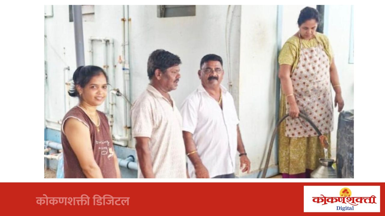 बांधकाम सभापती सहदेव बापर्डेकर यांच्याकडून राजकोट येथे स्व: खर्चाने पाणीपुरवठा