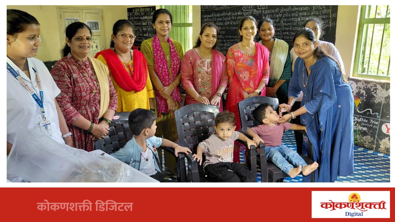 एकही बालक पोलिओ डोसपासून वंचित राहू नये; सौ अन्वेषा आचरेकर यांचे आवाहन,  पल्स पोलिओ मोहिमेचा भाजप महिला आघाडीकडून आढावा
