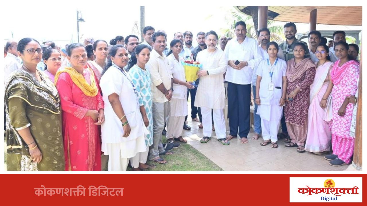 आरोग्य कर्मचाऱ्यांनी आमदार निलेश राणे यांचे मानले आभार, समायोजन प्रक्रियेसाठी केलेल्या पाठपुराव्याचे कौतुक; आरोग्यमंत्री प्रकाश आबिटकर यांच्याशी साधला थेट संवाद