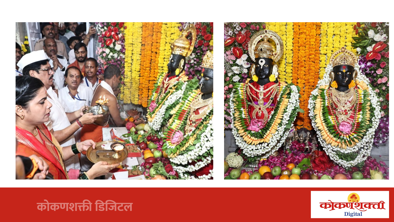 प्रतिपंढरपूर वडाळा विठ्ठल मंदिरात महापौर रितू तावडे यांच्या हस्ते महापूजा; मुंबईच्या समृद्धी व विकासासाठी पांडुरंगाच्या चरणी साकडे