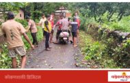 पुजारेवाडी युवकांकडून श्रमदानातून अंतर्गत रस्त्याची सफाई