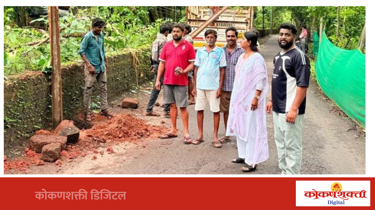वादळी वाऱ्यामुळे खंडित झालेला दांडी परिसरातील वीजपुरवठा २४ तासांत सुरळीत